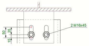 slotted holes bolted connections